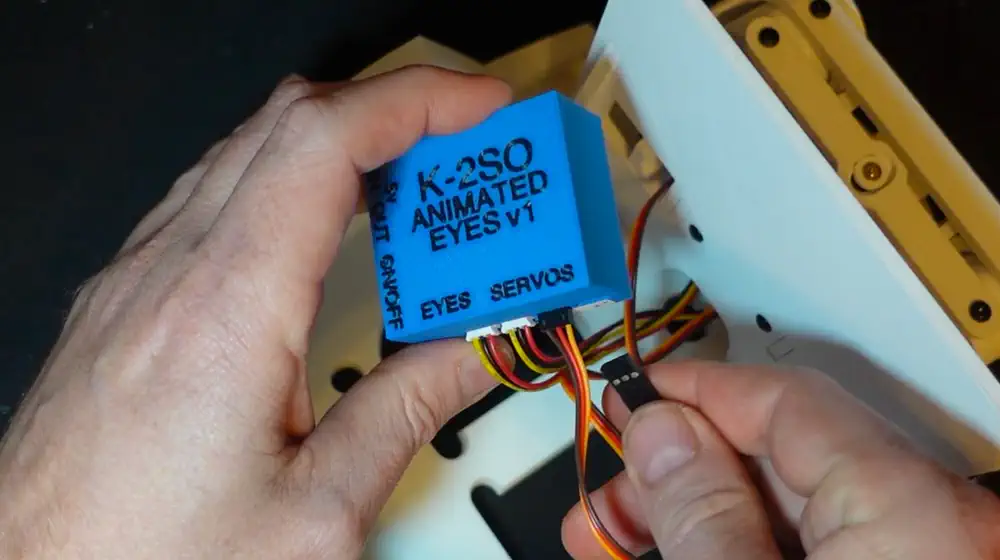 K-2SO animated eye controller product board
